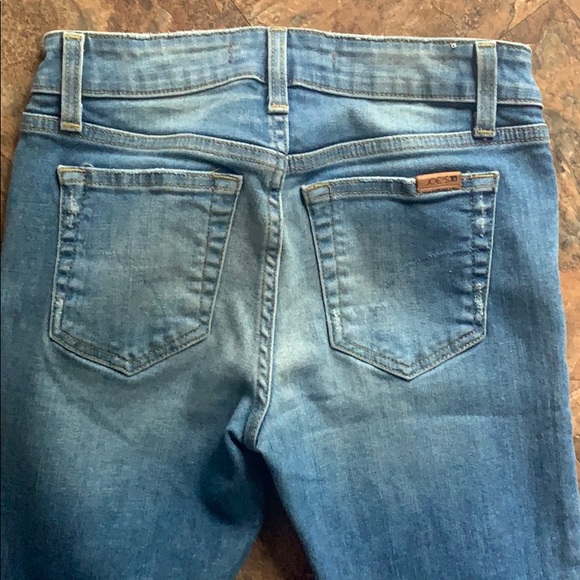 Joe’s Jeans denim distressed crop hem ankle skinny - Picture 5 of 7